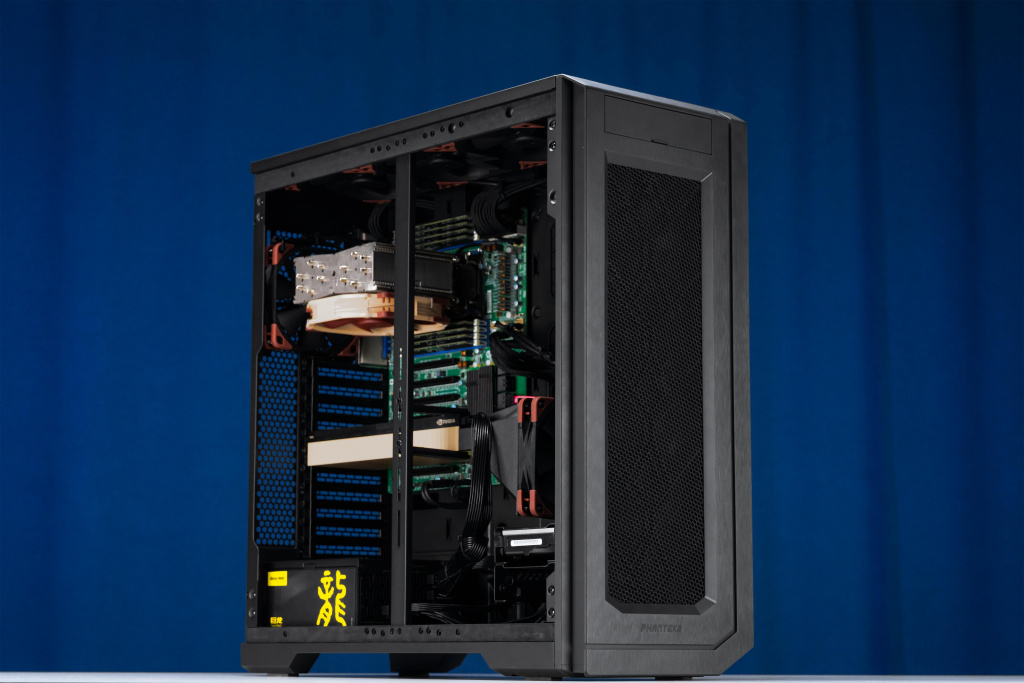 Серверная сборка ServerFlow на базе корпуса Phanteks Enthoo Pro 2 Server